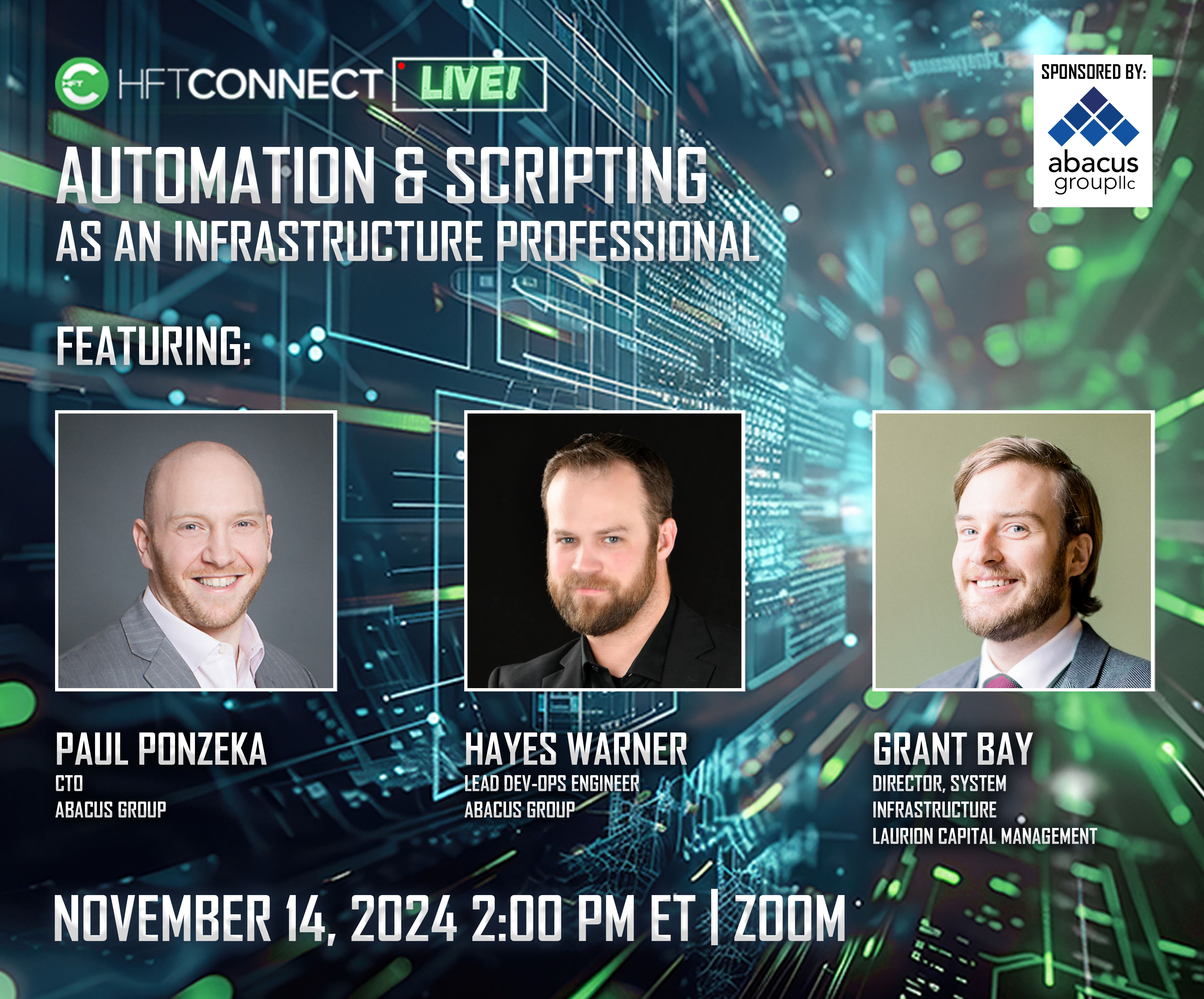 past event, Automation & Scripting as an Infra Professional 11/14